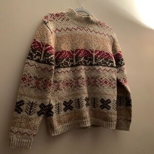 Baxter&Wells Vintage Mens Size Small Sweater Pullover Wool Blend Top Shirt Beige